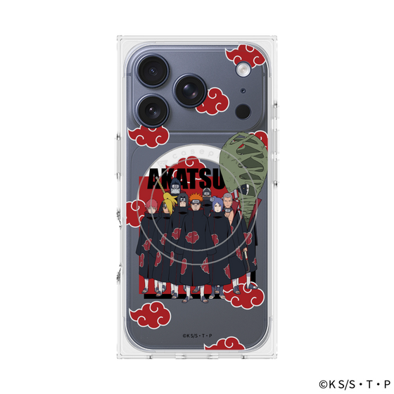 プレミアムスクエアケース with MagSafe［ NARUTO -ナルト- 疾風伝 - 暁 ］