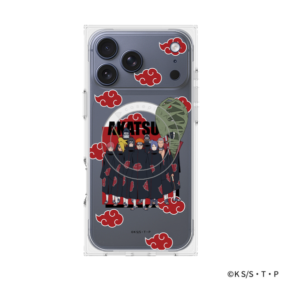 プレミアムスクエアケース with MagSafe［ NARUTO -ナルト- 疾風伝 - 暁 ］