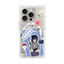 プレミアムスクエアケース with MagSafe［ NARUTO-ナルト- 疾風伝 - ステッカー - うちはサスケ ］