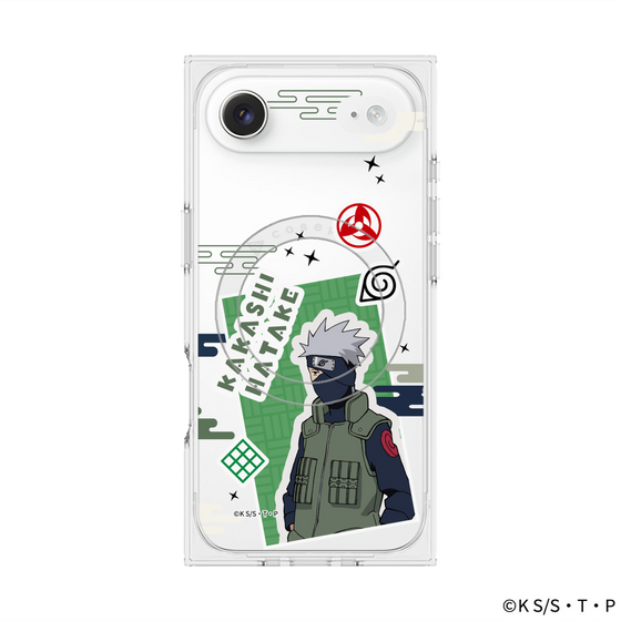 プレミアムスクエアケース with MagSafe［ NARUTO-ナルト- 疾風伝 - ステッカー - はたけカカシ ］