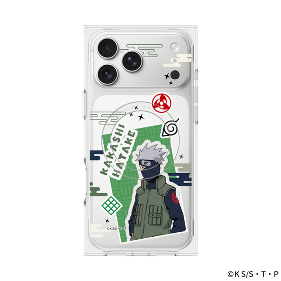 プレミアムスクエアケース with MagSafe［ NARUTO-ナルト- 疾風伝 - ステッカー - はたけカカシ ］