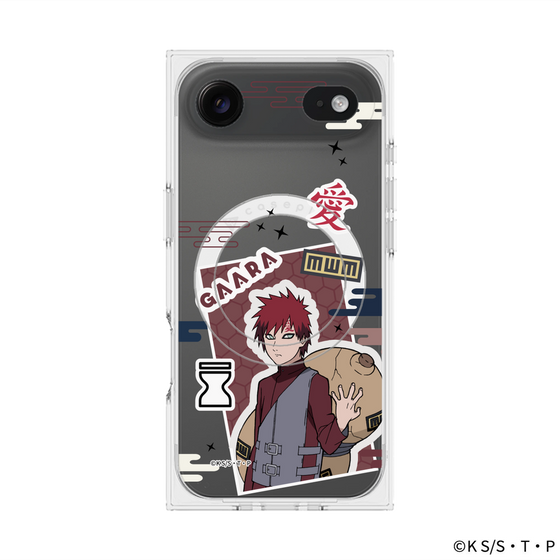 プレミアムスクエアケース with MagSafe［ NARUTO -ナルト- 疾風伝 - ステッカー - 我愛羅 ］