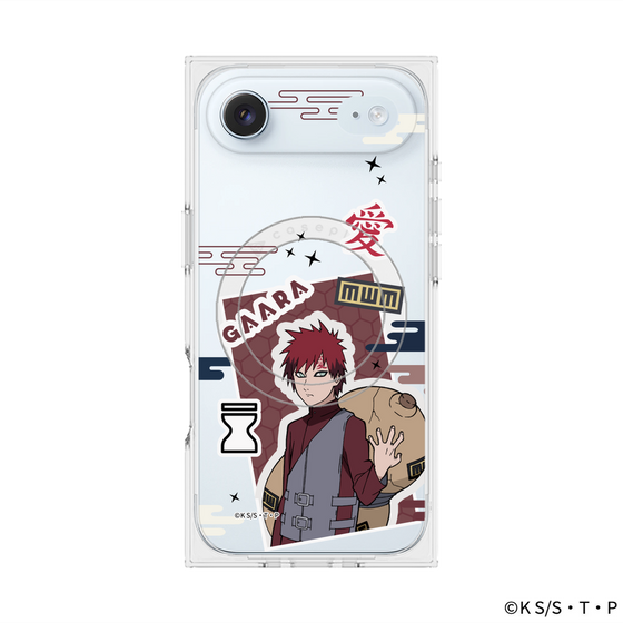 プレミアムスクエアケース with MagSafe［ NARUTO -ナルト- 疾風伝 - ステッカー - 我愛羅 ］