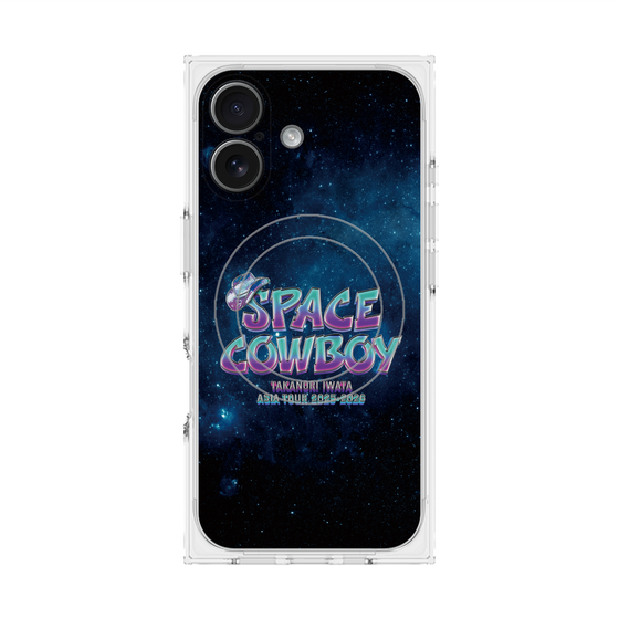 プレミアムスクエアケース with MagSafe［ Takanori Iwata ASIA TOUR 2025-2026 "SPACE COWBOY" - ロゴ ］