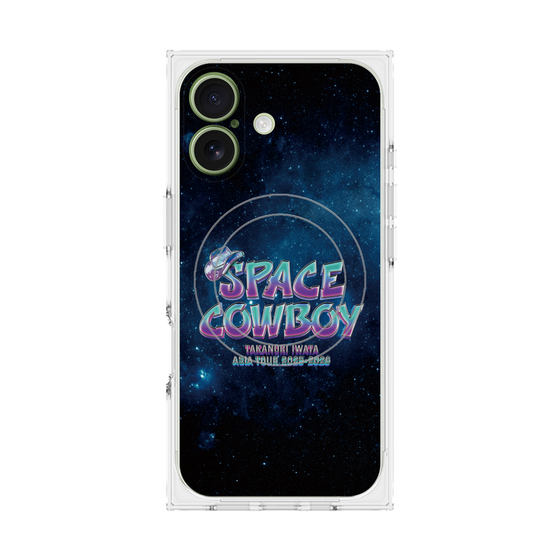 プレミアムスクエアケース with MagSafe［ Takanori Iwata ASIA TOUR 2025-2026 "SPACE COWBOY" - ロゴ ］