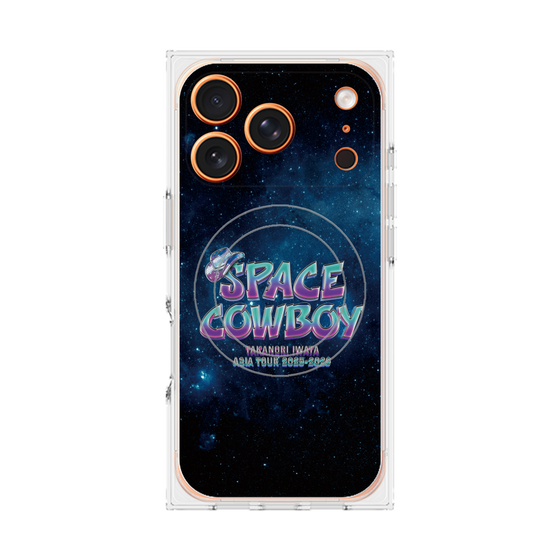 プレミアムスクエアケース with MagSafe［ Takanori Iwata ASIA TOUR 2025-2026 "SPACE COWBOY" - ロゴ ］