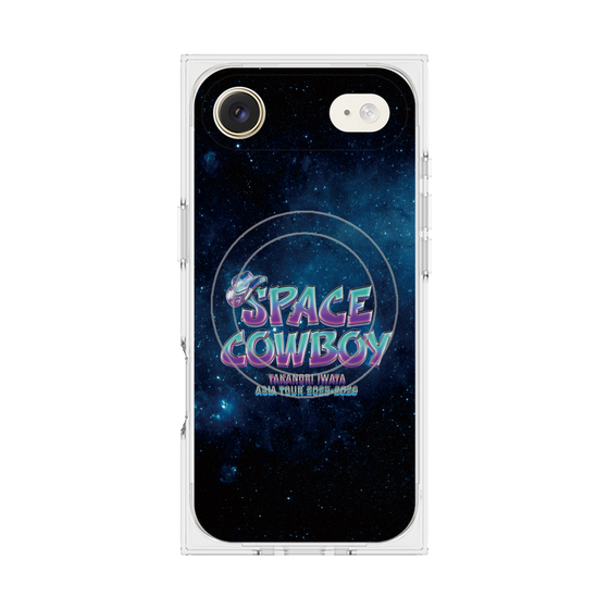 プレミアムスクエアケース with MagSafe［ Takanori Iwata ASIA TOUR 2025-2026 "SPACE COWBOY" - ロゴ ］