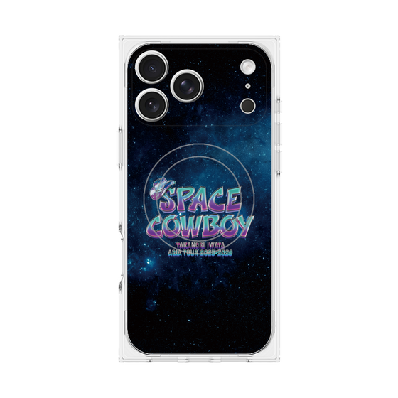 プレミアムスクエアケース with MagSafe［ Takanori Iwata ASIA TOUR 2025-2026 "SPACE COWBOY" - ロゴ ］