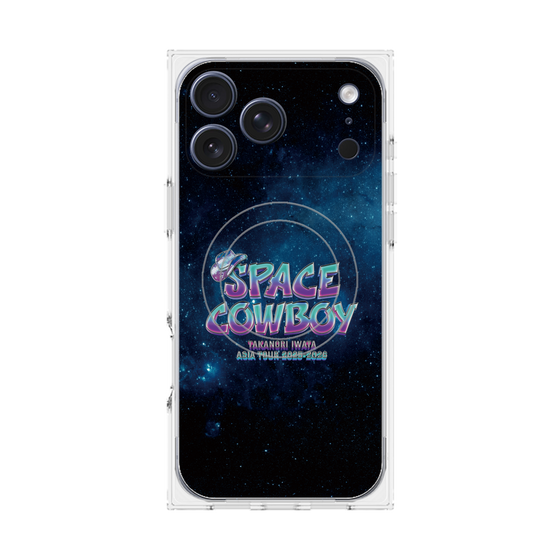 プレミアムスクエアケース with MagSafe［ Takanori Iwata ASIA TOUR 2025-2026 "SPACE COWBOY" - ロゴ ］