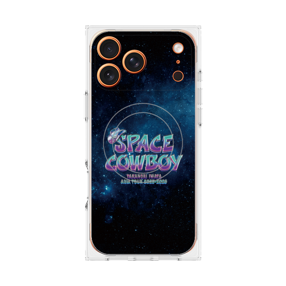 プレミアムスクエアケース with MagSafe［ Takanori Iwata ASIA TOUR 2025-2026 "SPACE COWBOY" - ロゴ ］