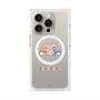 プレミアムスクエアケース with MagSafe［ ぼのぼの - ダイねえちゃんとピッポさん -ハート ］