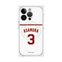 プレミアムスクエアケース with MagSafe［ 楽天イーグルス - #3 Asamura - ホーム ］