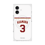 プレミアムスクエアケース with MagSafe［ 楽天イーグルス - #3 Asamura - ホーム ］