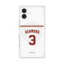 プレミアムスクエアケース with MagSafe［ 楽天イーグルス - #3 Asamura - ホーム ］