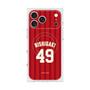 プレミアムスクエアケース with MagSafe［ 楽天イーグルス - #49 Nishigaki - ビジター ］