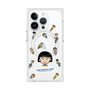 プレミアムスクエアケース with MagSafe［ ちびまる子ちゃん - まる子とお友達 - クリア ］