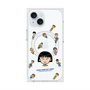 プレミアムスクエアケース with MagSafe［ ちびまる子ちゃん - まる子とお友達 - クリア ］