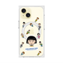 プレミアムスクエアケース with MagSafe［ ちびまる子ちゃん - まる子とお友達 - クリア ］