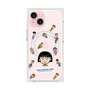 プレミアムスクエアケース with MagSafe［ ちびまる子ちゃん - まる子とお友達 - クリア ］