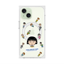 プレミアムスクエアケース with MagSafe［ ちびまる子ちゃん - まる子とお友達 - クリア ］