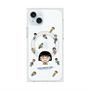 プレミアムスクエアケース with MagSafe［ ちびまる子ちゃん - まる子とお友達 - クリア ］