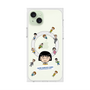 プレミアムスクエアケース with MagSafe［ ちびまる子ちゃん - まる子とお友達 - クリア ］