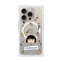 プレミアムスクエアケース with MagSafe［ ちびまる子ちゃん - まる子とお友達 - クリア ］