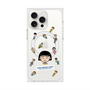 プレミアムスクエアケース with MagSafe［ ちびまる子ちゃん - まる子とお友達 - クリア ］