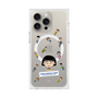 プレミアムスクエアケース with MagSafe［ ちびまる子ちゃん - まる子とお友達 - クリア ］