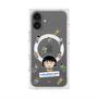 プレミアムスクエアケース with MagSafe［ ちびまる子ちゃん - まる子とお友達 - クリア ］