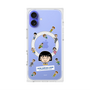 プレミアムスクエアケース with MagSafe［ ちびまる子ちゃん - まる子とお友達 - クリア ］