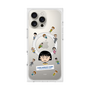 プレミアムスクエアケース with MagSafe［ ちびまる子ちゃん - まる子とお友達 - クリア ］