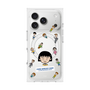 プレミアムスクエアケース with MagSafe［ ちびまる子ちゃん - まる子とお友達 - クリア ］