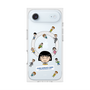 プレミアムスクエアケース with MagSafe［ ちびまる子ちゃん - まる子とお友達 - クリア ］