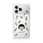 プレミアムスクエアケース with MagSafe［ ちびまる子ちゃん - まる子とお友達 - クリア ］