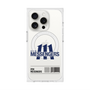 プレミアムスクエアケース with MagSafe［ D.LEAGUE - DYM MESSENGERS - ロゴA ］