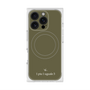 プレミアムスクエアケース with MagSafe［ 1PIU1UGUALE3 - ロゴ - グリーン ］