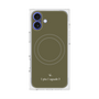 プレミアムスクエアケース with MagSafe［ 1PIU1UGUALE3 - ロゴ - グリーン ］