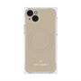 プレミアムスクエアケース with MagSafe［ 1PIU1UGUALE3 - ロゴ - ベージュ ］