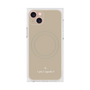 プレミアムスクエアケース with MagSafe［ 1PIU1UGUALE3 - ロゴ - ベージュ ］