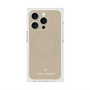 プレミアムスクエアケース with MagSafe［ 1PIU1UGUALE3 - ロゴ - ベージュ ］