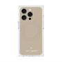 プレミアムスクエアケース with MagSafe［ 1PIU1UGUALE3 - ロゴ - ベージュ ］