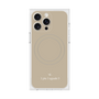 プレミアムスクエアケース with MagSafe［ 1PIU1UGUALE3 - ロゴ - ベージュ ］