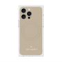 プレミアムスクエアケース with MagSafe［ 1PIU1UGUALE3 - ロゴ - ベージュ ］