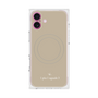プレミアムスクエアケース with MagSafe［ 1PIU1UGUALE3 - ロゴ - ベージュ ］