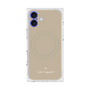 プレミアムスクエアケース with MagSafe［ 1PIU1UGUALE3 - ロゴ - ベージュ ］