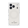 プレミアムスクエアケース with MagSafe［ 1PIU1UGUALE3 - ロゴ - ホワイト ］