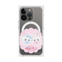 プレミアムスクエアケース with MagSafe［ まじかるベリーベリー - すとろべりーとぶるべりー - ピンク ］
