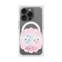 プレミアムスクエアケース with MagSafe［ まじかるベリーベリー - すとろべりーとぶるべりー - ピンク ］