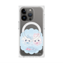 プレミアムスクエアケース with MagSafe［ まじかるベリーベリー - すとろべりーとぶるべりー - ブルー ］